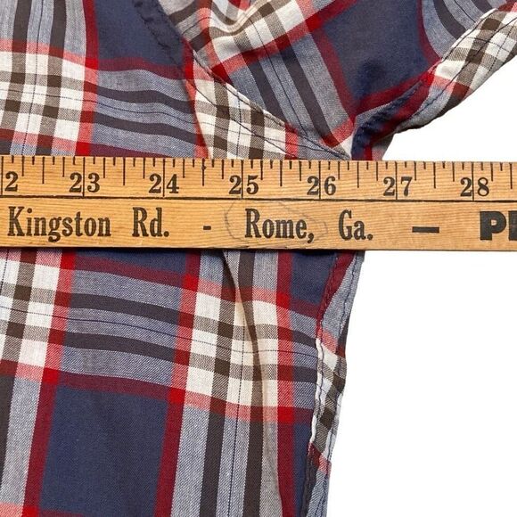 Wrangler Authentic Western Dark Pearl Snap Long Sleeve Button Down Shirt Men 2XL - Picture 10 of 12